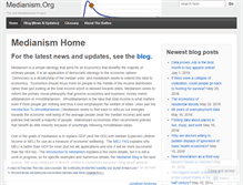 Tablet Screenshot of medianism.org